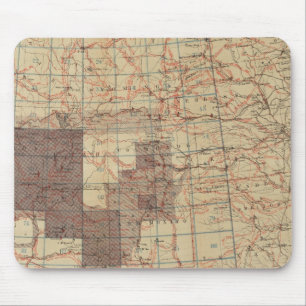 Tapis De Souris Carte des enquêtes géographiques américaines de