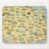 Tapis De Souris Carte des États-Unis (Devant)