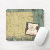 Tapis De Souris Carte des planiers robustes Mousepad (Avec souris)