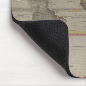 Tapis De Souris Carte des pluies hydrographiques (Coin)