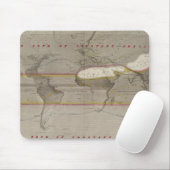 Tapis De Souris Carte des pluies hydrographiques (Avec souris)