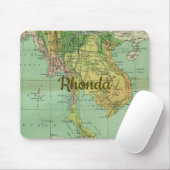 Tapis De Souris Carte des premiers Siam de Thaïlande (Avec souris)