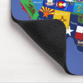Tapis De Souris Carte des USA (Coin)