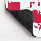 Tapis De Souris Carte Drapeau Danemark (Coin)
