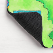 Tapis De Souris Carte du Brésil (Coin)