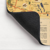 Tapis De Souris Carte du Canada - Les parcs du Canada (Coin)
