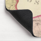 Tapis De Souris Carte du comté d'Alameda (Coin)