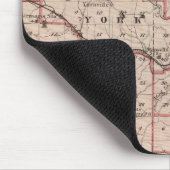 Tapis De Souris Carte du comté de Dearborn avec Greendale (Coin)
