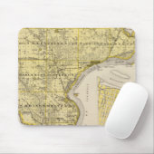 Tapis De Souris Carte du comté de Lee et de Montrose, État de l'Io (Avec souris)