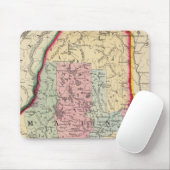 Tapis De Souris Carte Du Comté De L'État Du Maine (Avec souris)