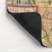 Tapis De Souris Carte du comté de Montcalm, Michigan (Coin)