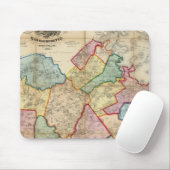 Tapis De Souris Carte du comté de Norfolk, Massachusetts (Avec souris)