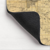 Tapis De Souris Carte du comté d'Olmsted, Minnesota (Coin)