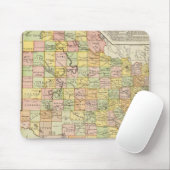 Tapis De Souris Carte du comté et du chemin de fer à grande échell (Avec souris)