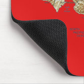 Tapis De Souris Carte du Costa Rica Mousepad (Coin)
