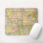 Tapis De Souris Carte du Dakota (Avec souris)