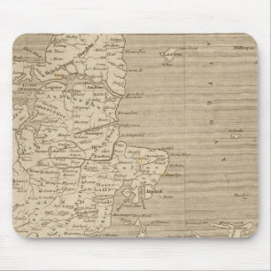 Tapis De Souris Carte du Danemark par Arrowsmith