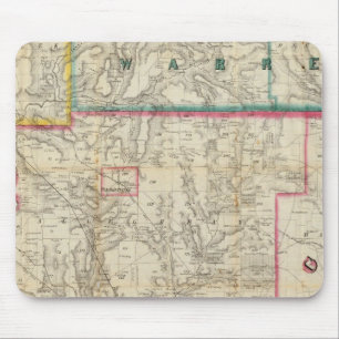 Tapis De Souris Carte du district pétrolier de Pennsylvanie par H