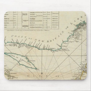 Tapis De Souris Carte Du Golfe Du Saint-Laurent