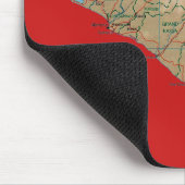 Tapis De Souris Carte du Liberia à Mousepad (Coin)