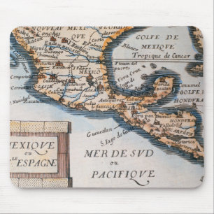Tapis De Souris Carte du Mexique ou de la nouvelle Espagne   1625