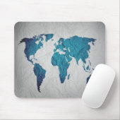 Tapis De Souris Carte du monde (Avec souris)