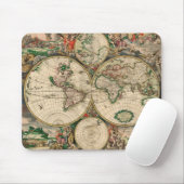 Tapis De Souris Carte du monde (Avec souris)