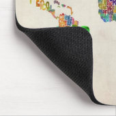 Tapis De Souris Carte du monde (Coin)