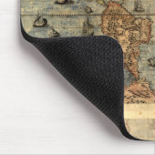 Tapis De Souris Carte du Monde Antique Globe (Coin)