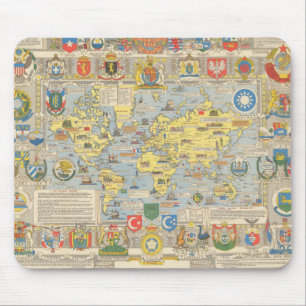 Tapis De Souris Carte du monde des Nations Unies