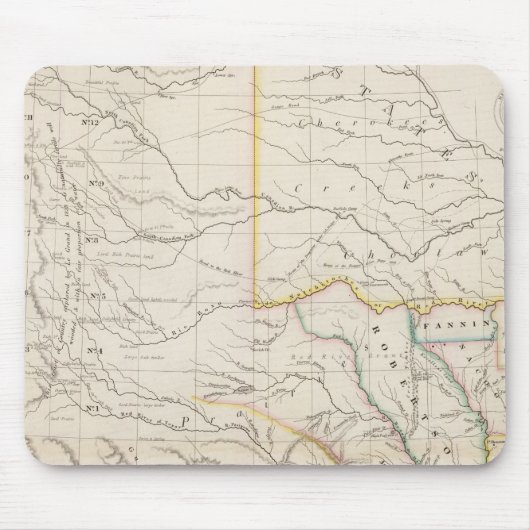 Tapis De Souris Carte du Texas (Devant)