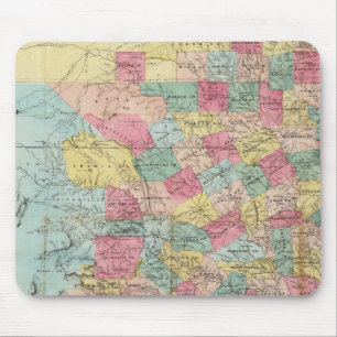 Tapis De Souris Carte du Texas de Cordova