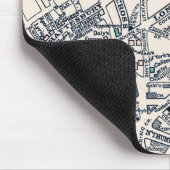 Tapis De Souris Carte du vieux Londres West End (Coin)