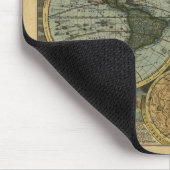 Tapis De Souris Carte du Vieux Monde Mousepad (Coin)