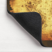 Tapis De Souris Carte du Vieux Monde Mousepad (Coin)