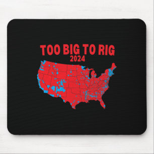 Tapis De Souris Carte électorale 2024 Trump 312 Carte électorale r
