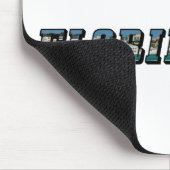 Tapis De Souris Carte et texte de l'État de Floride (Coin)