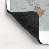 Tapis De Souris Carte exécutive du monde (Coin)