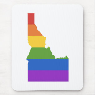 Tapis De Souris Carte Gay des États-Unis Etat de l'Idaho