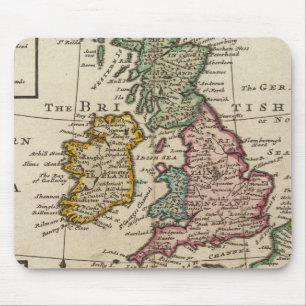 Tapis De Souris Carte générale de la Grande-Bretagne et de l'Irl