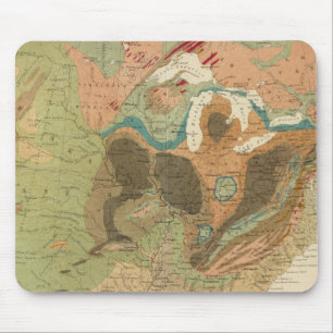 Tapis De Souris Carte Geol US