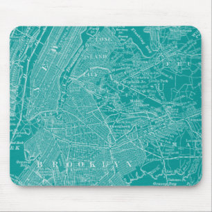 Tapis De Souris Carte graphique de New York