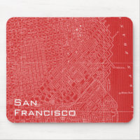 Carte graphique de San Francisco
