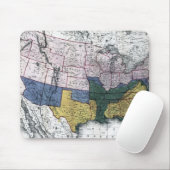 TAPIS DE SOURIS CARTE : GUERRE CIVILE, 1864 (Avec souris)