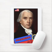 Tapis De Souris Carte James Madison Baseball (Avec souris)