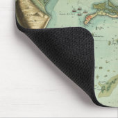 Tapis De Souris CARTE : La JAMAÏQUE, 1756 (Coin)