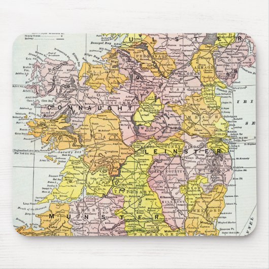Tapis De Souris CARTE : L'IRLANDE, c1890 (Devant)