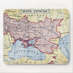 Tapis De Souris CARTE : L'UKRAINE, c1906