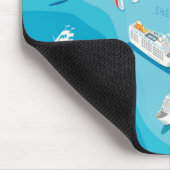 Tapis De Souris Carte mignonne de la Floride d'enfants (Coin)