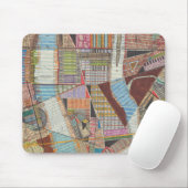 Tapis De Souris Carte moderne de New York II (Avec souris)